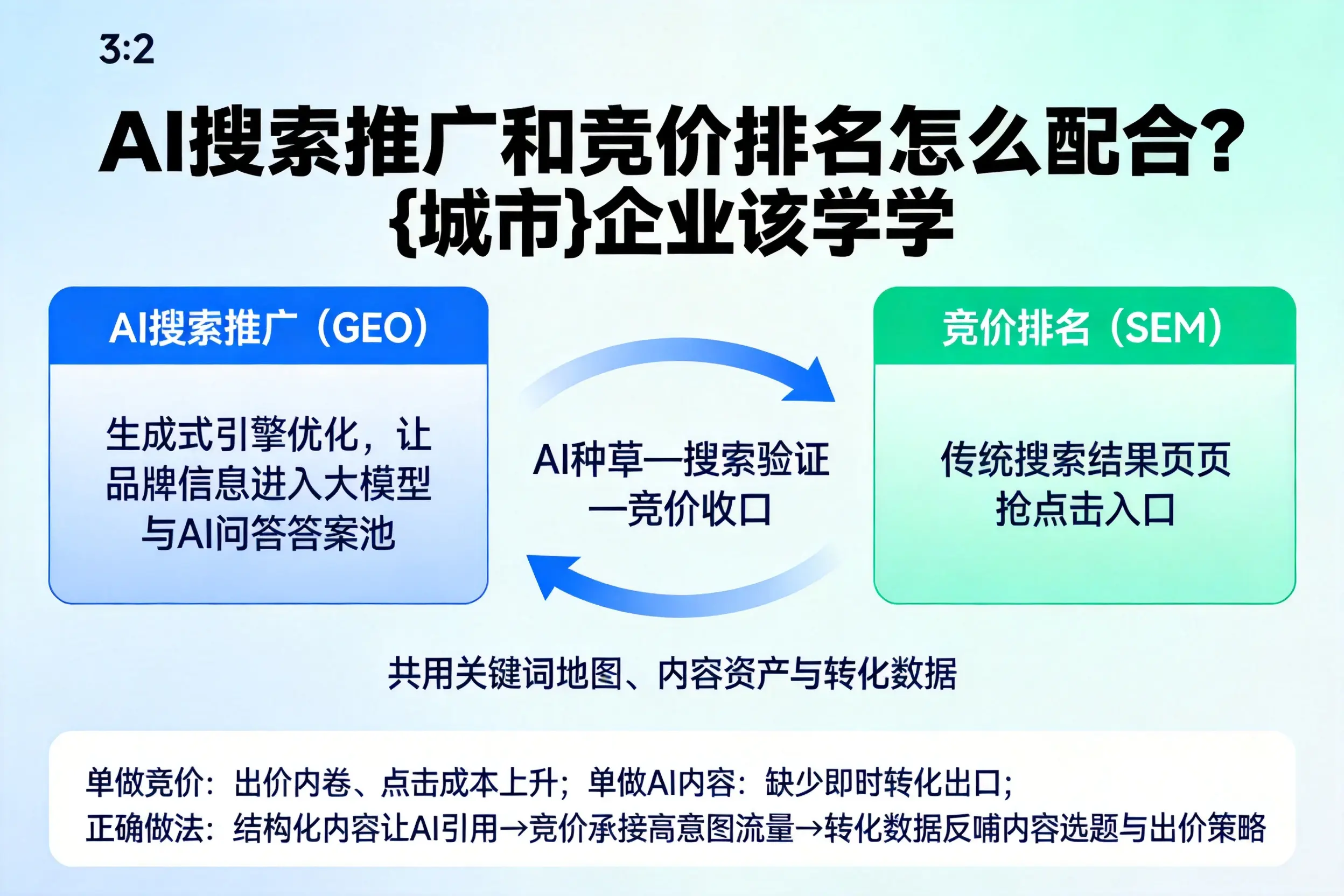 AI搜索推广和竞价排名怎么配合?新乡企业该学学