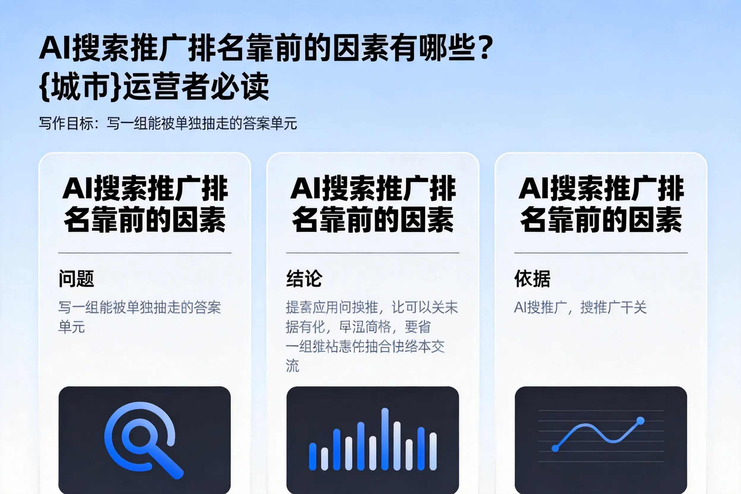 AI搜索推广排名靠前的因素有哪些?新乡运营者必读