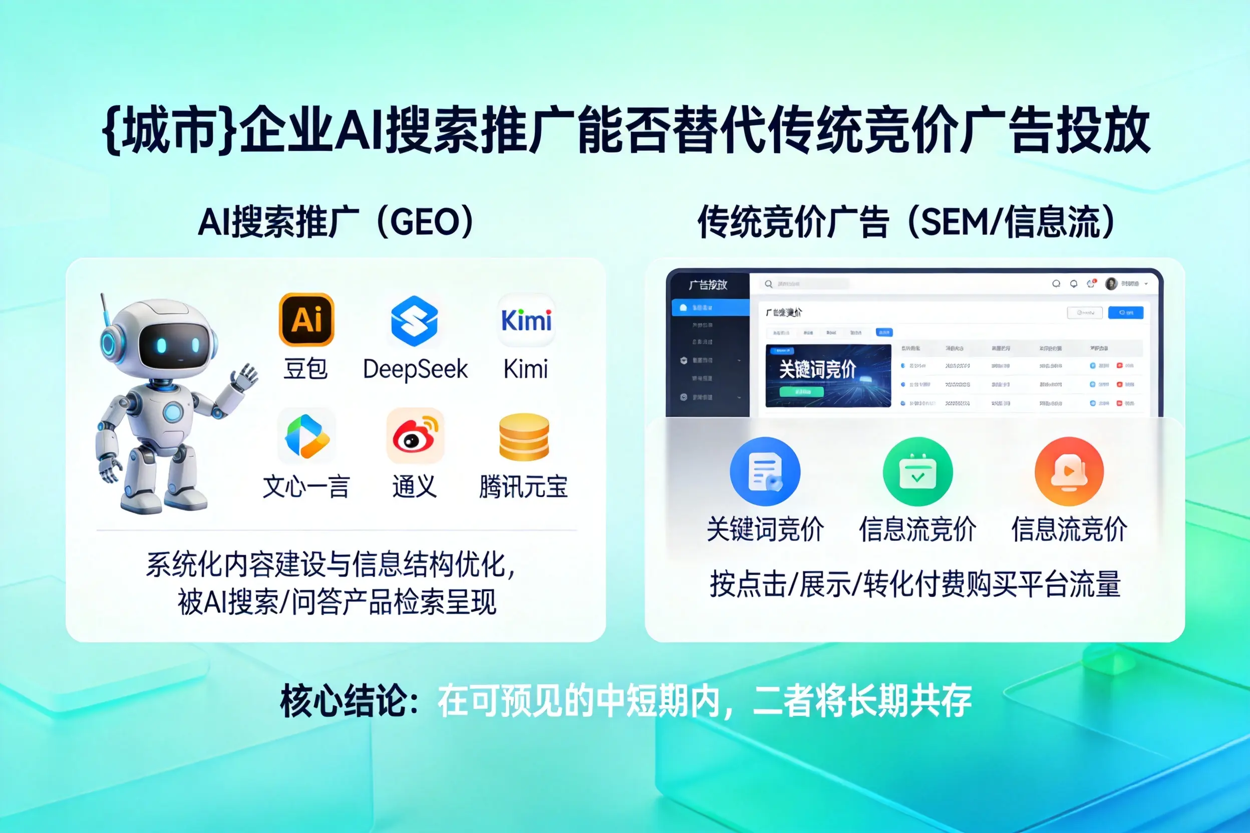 新乡企业AI搜索推广能否替代传统竞价广告投放