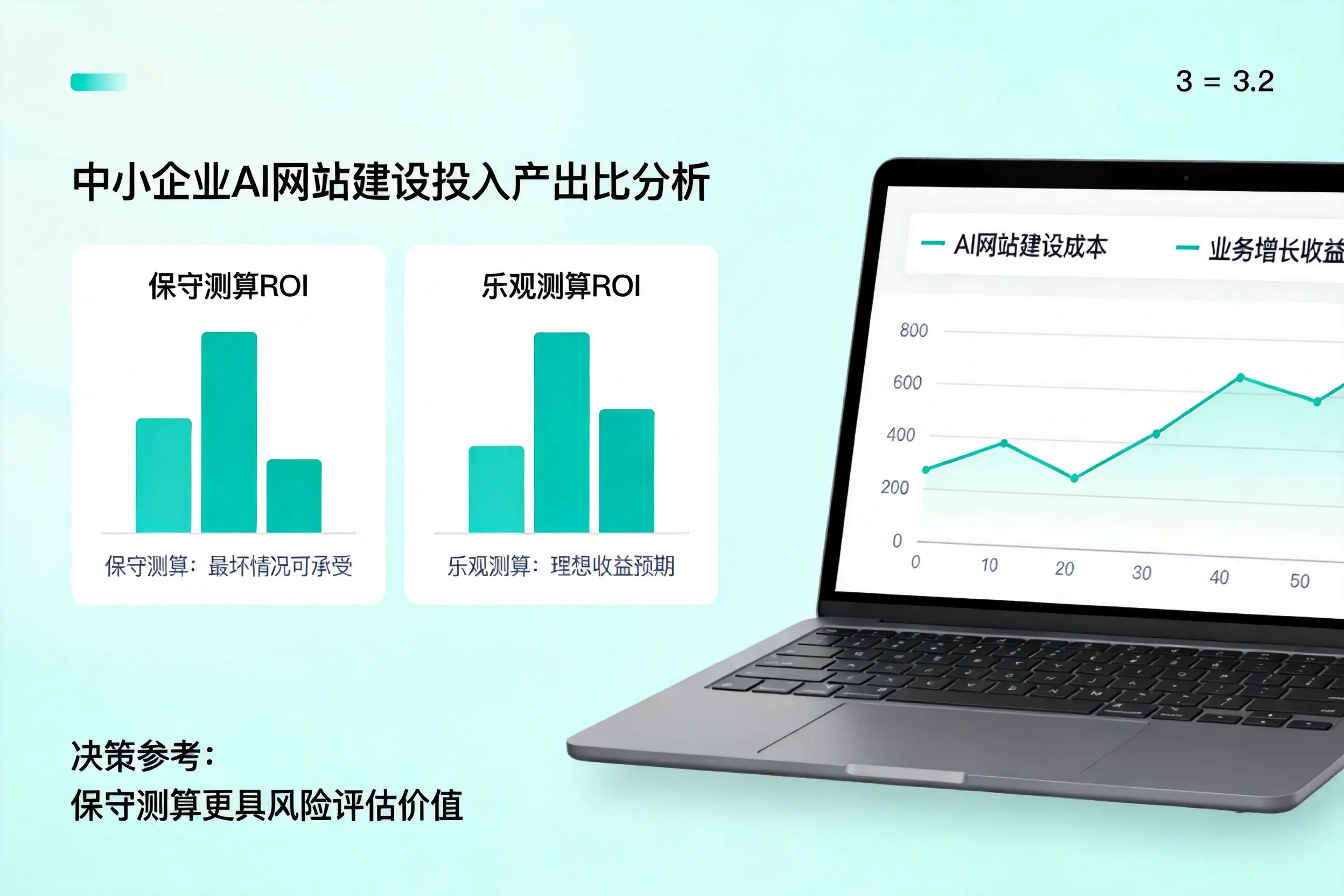 新乡中小企业AI网站建设投入产出比怎么算?先看这份分析