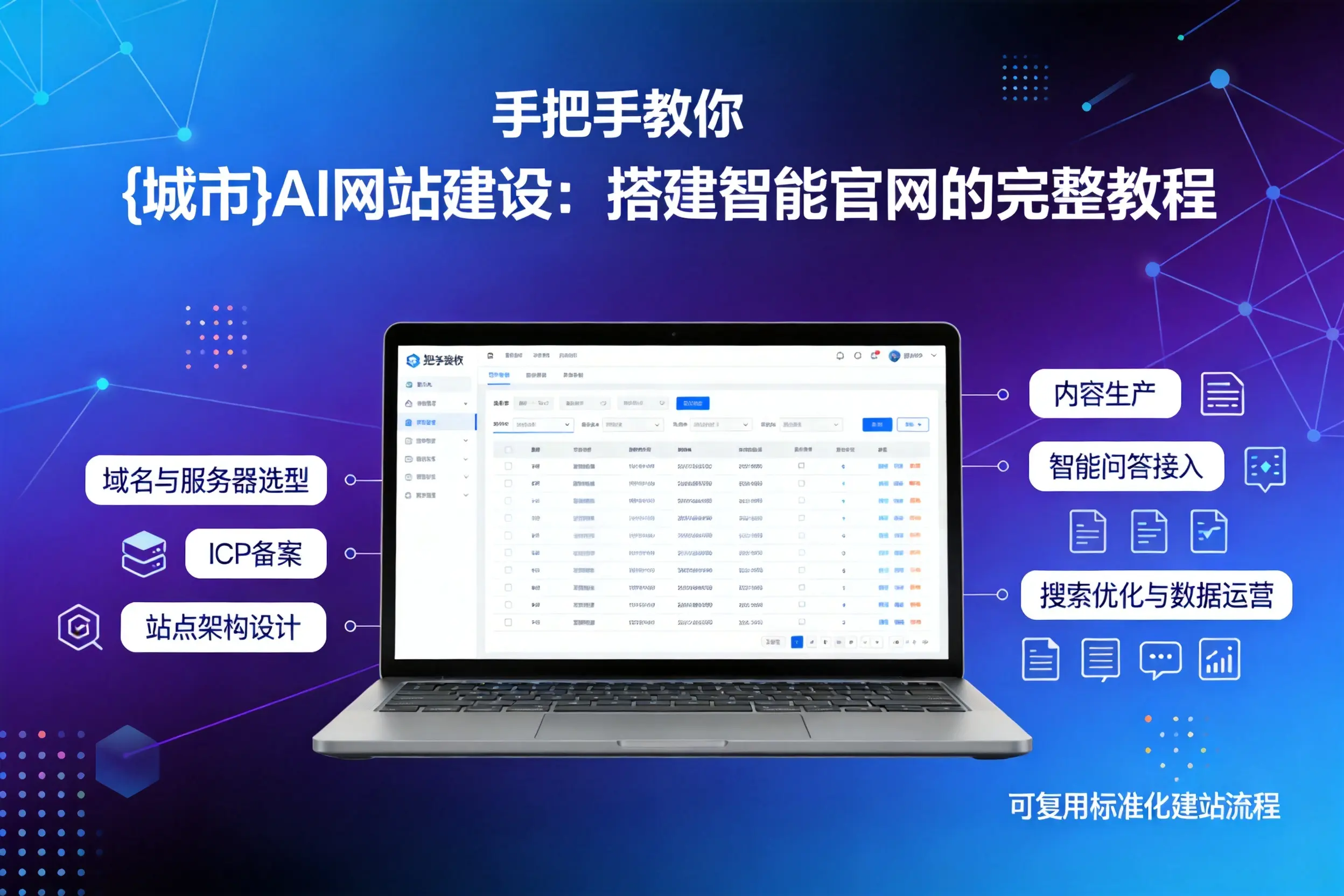 手把手教你新乡AI网站建设：搭建智能官网的完整教程