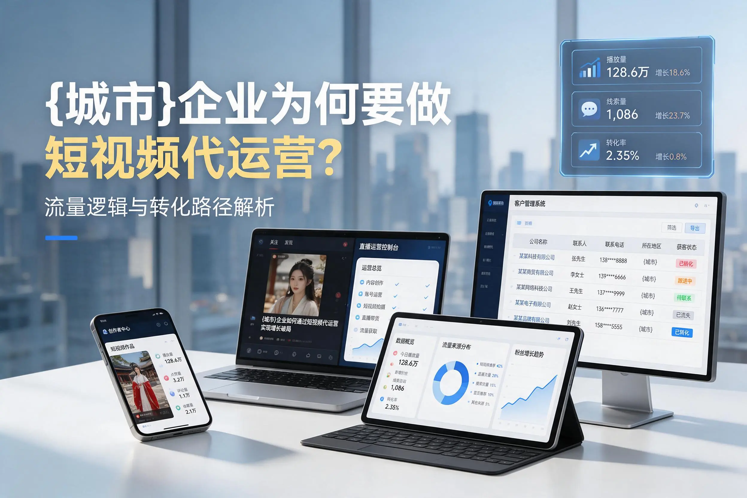 新乡企业为何要做短视频代运营?流量逻辑与转化路径解析