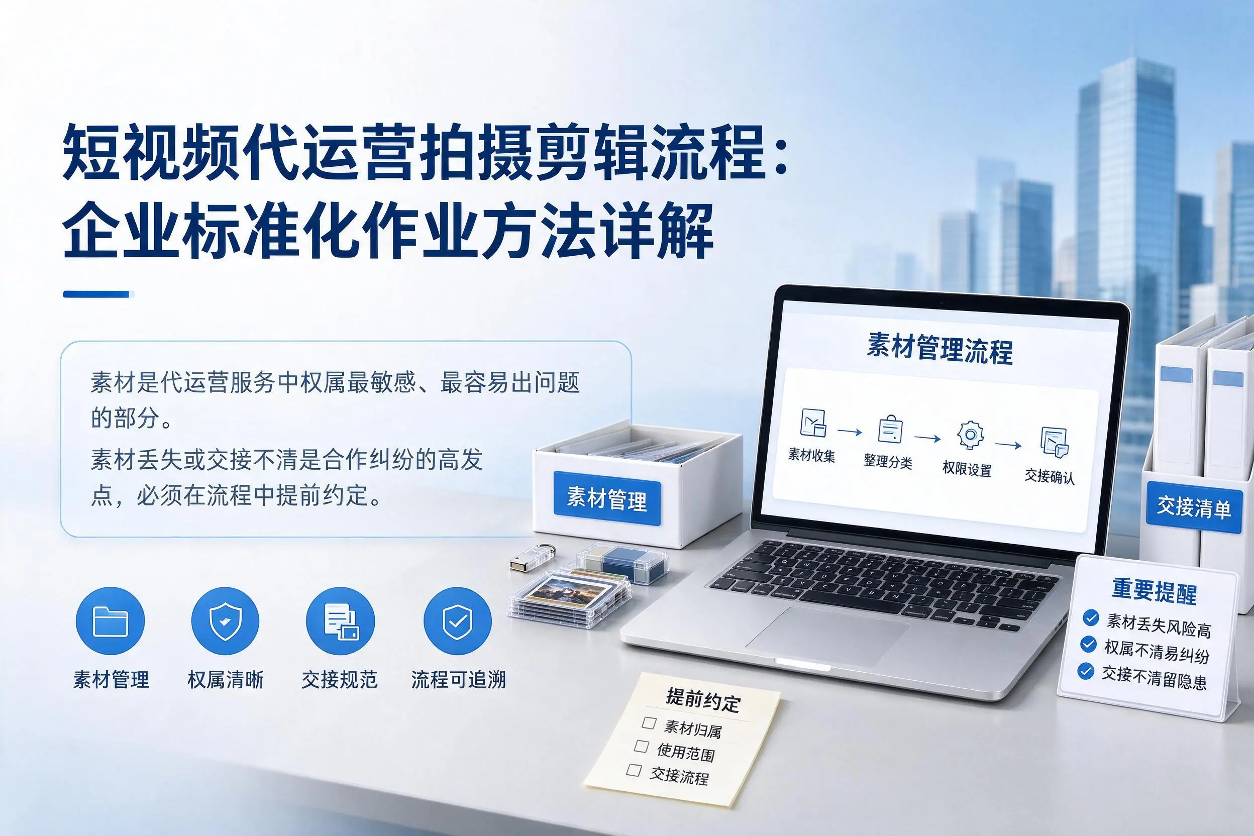 短视频代运营拍摄剪辑流程:新乡企业标准化作业方法详解