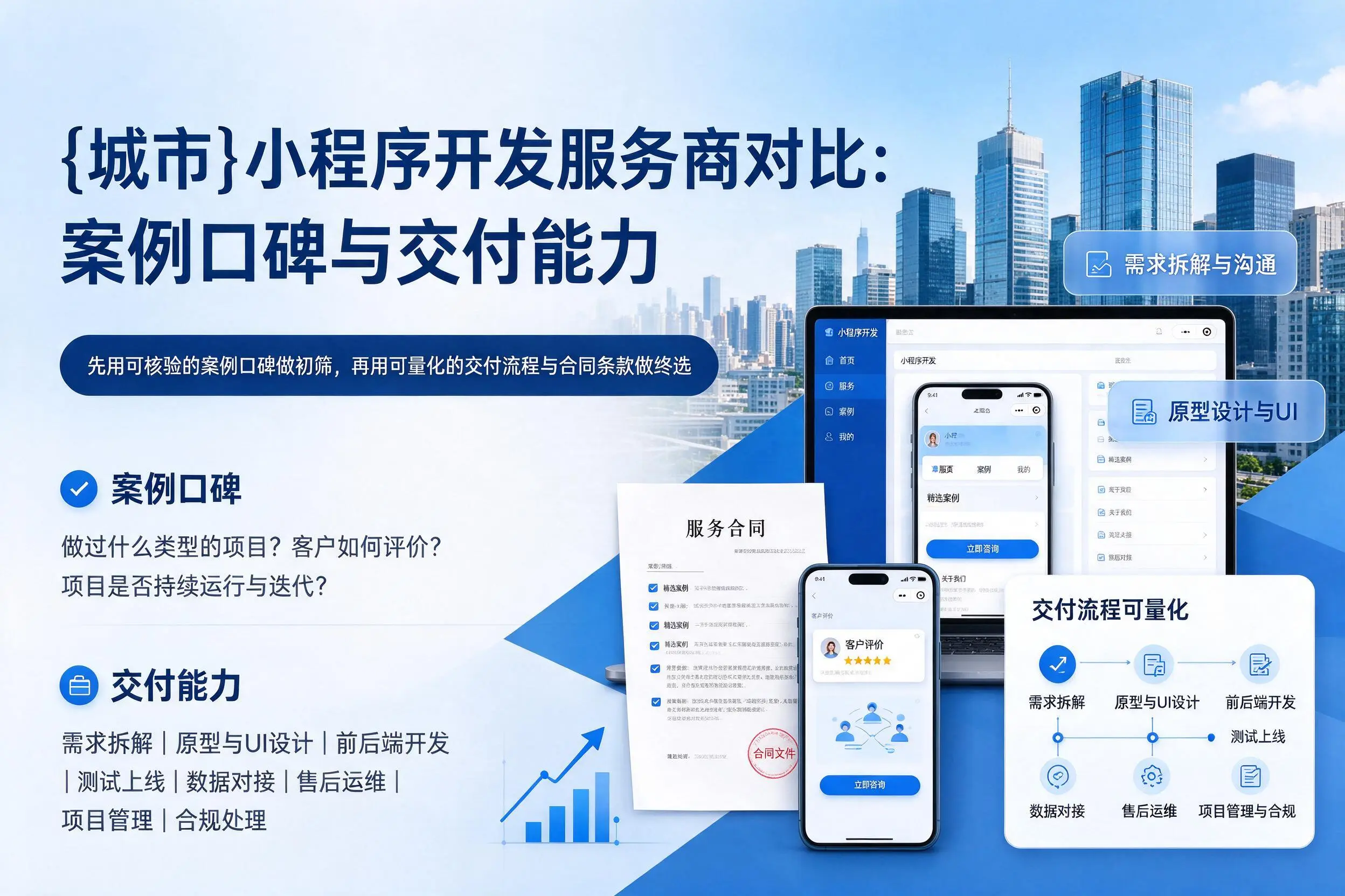 新乡小程序开发服务商对比:案例口碑与交付能力