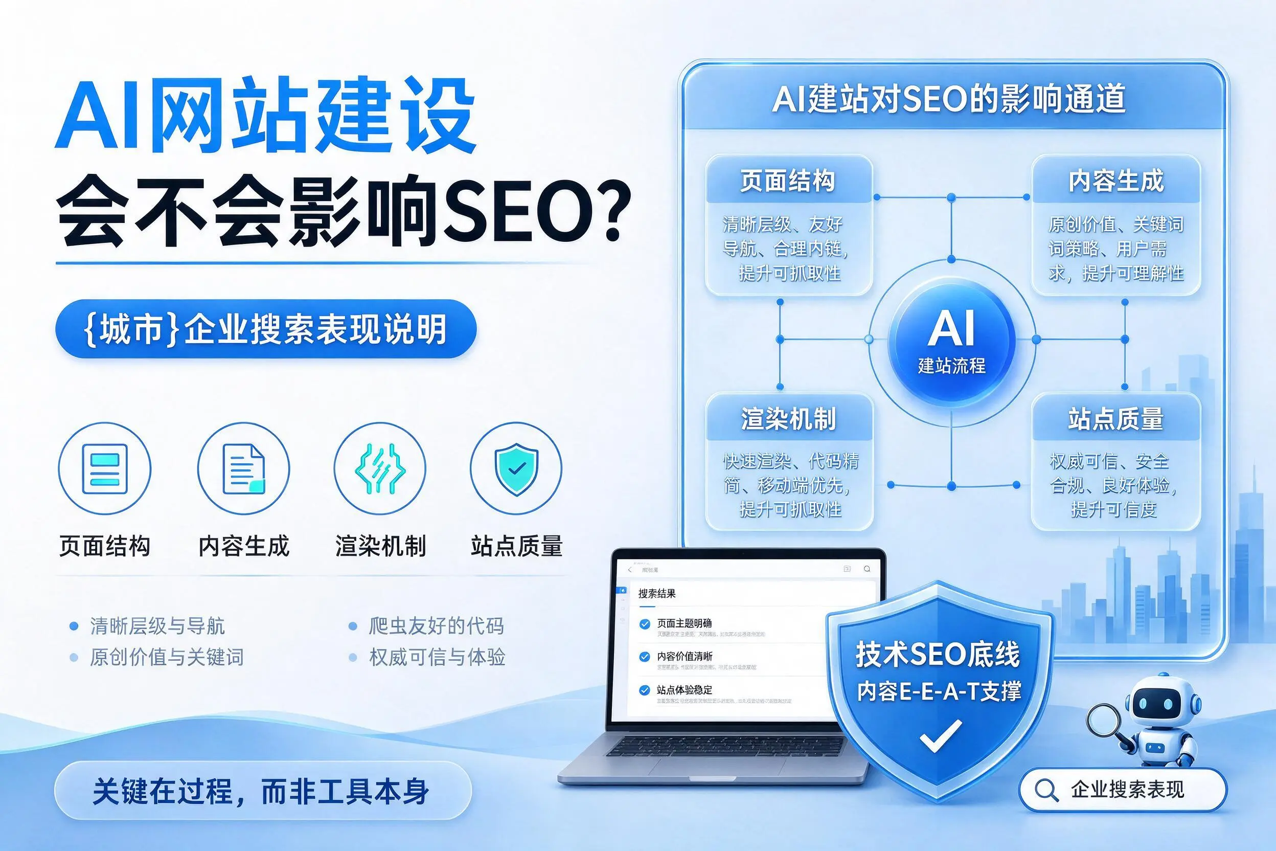 AI网站建设会不会影响SEO?新乡企业搜索表现说明
