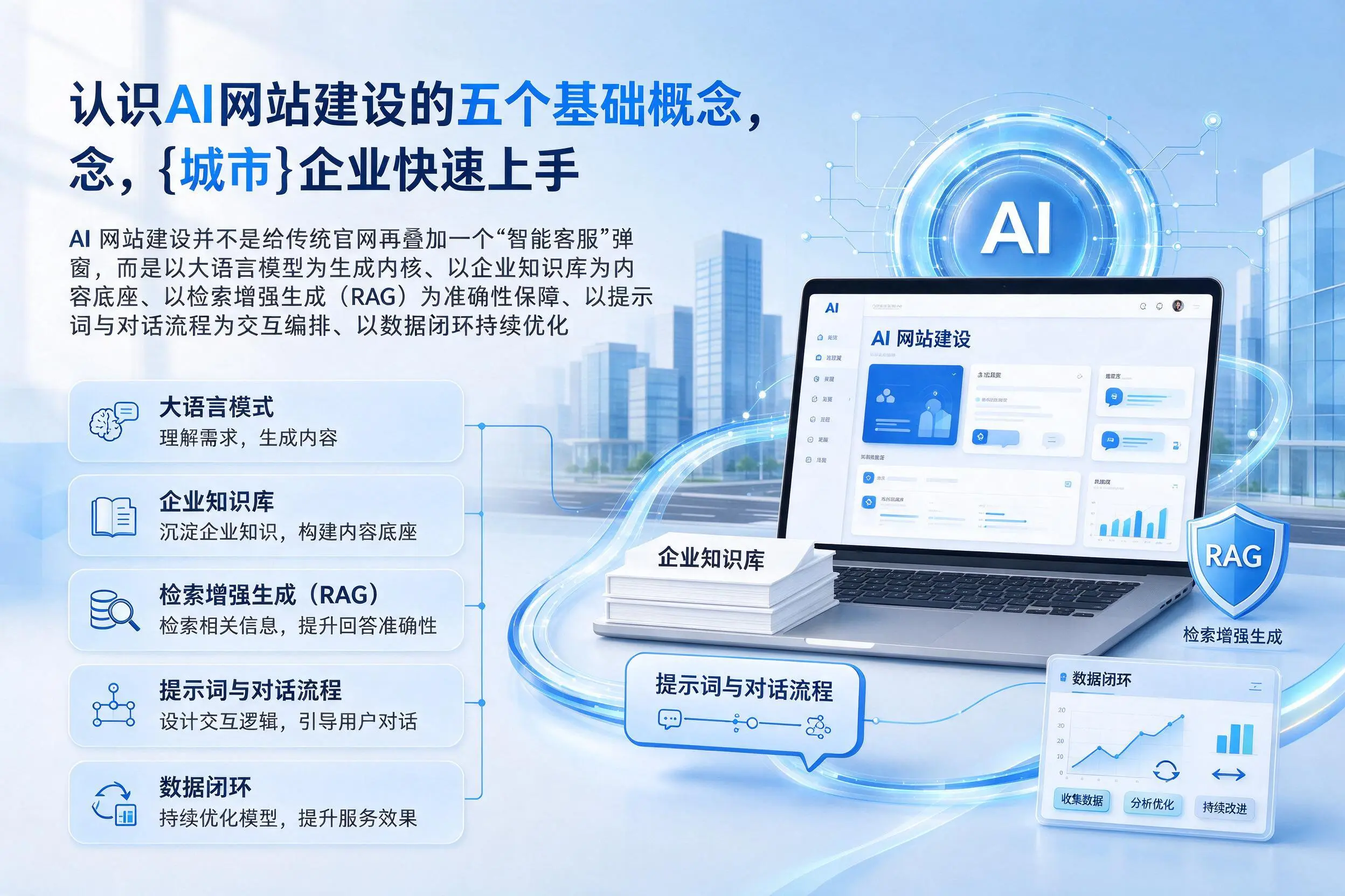 认识AI网站建设的五个基础概念，新乡企业快速上手