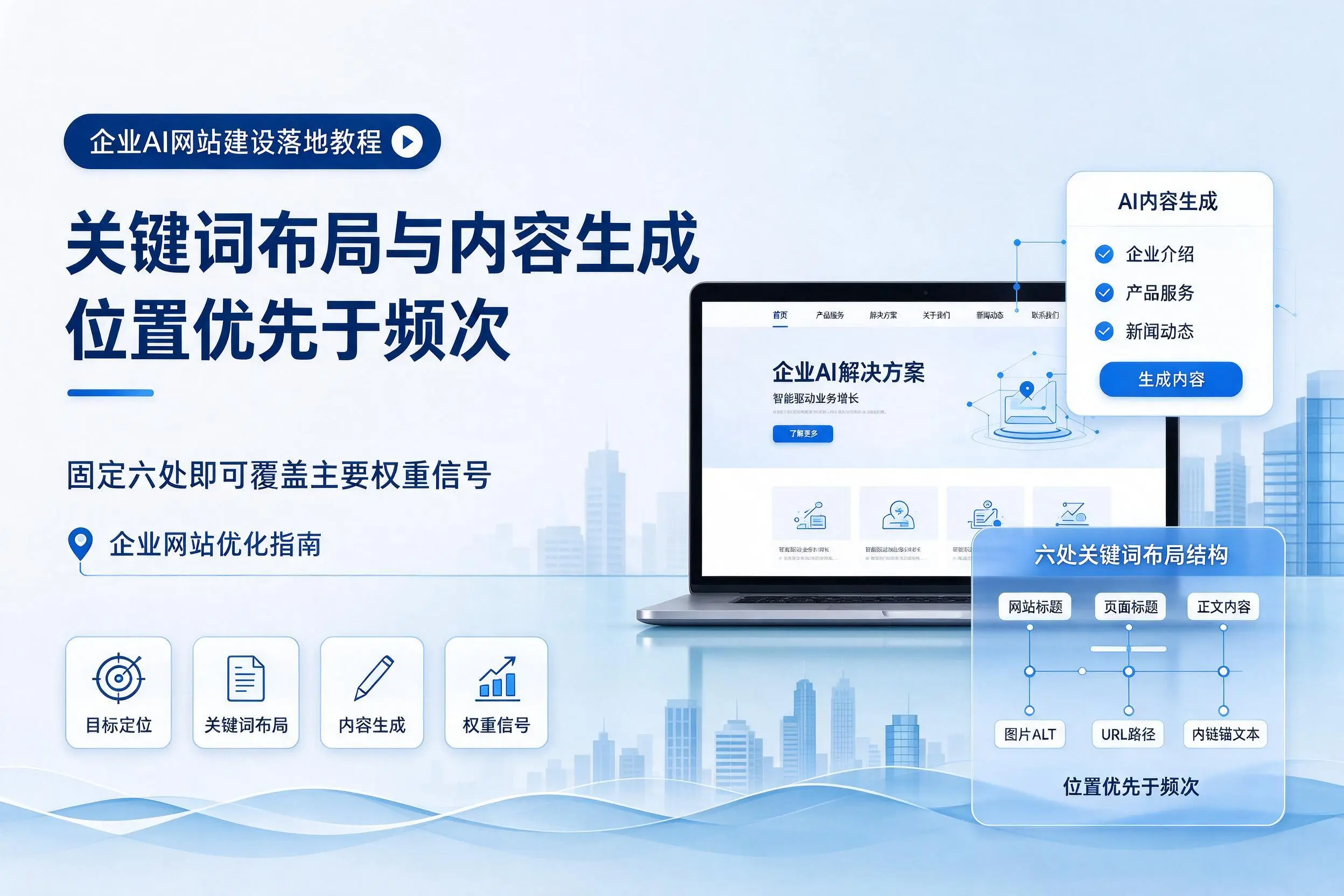 新乡企业AI网站建设落地教程：关键词布局与内容生成